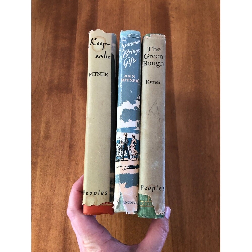 Ann Ritner Book Lot of 3 HC DJ Keepsake Green Bough Summer Brings Gifts Vintage - Picture 3 of 10